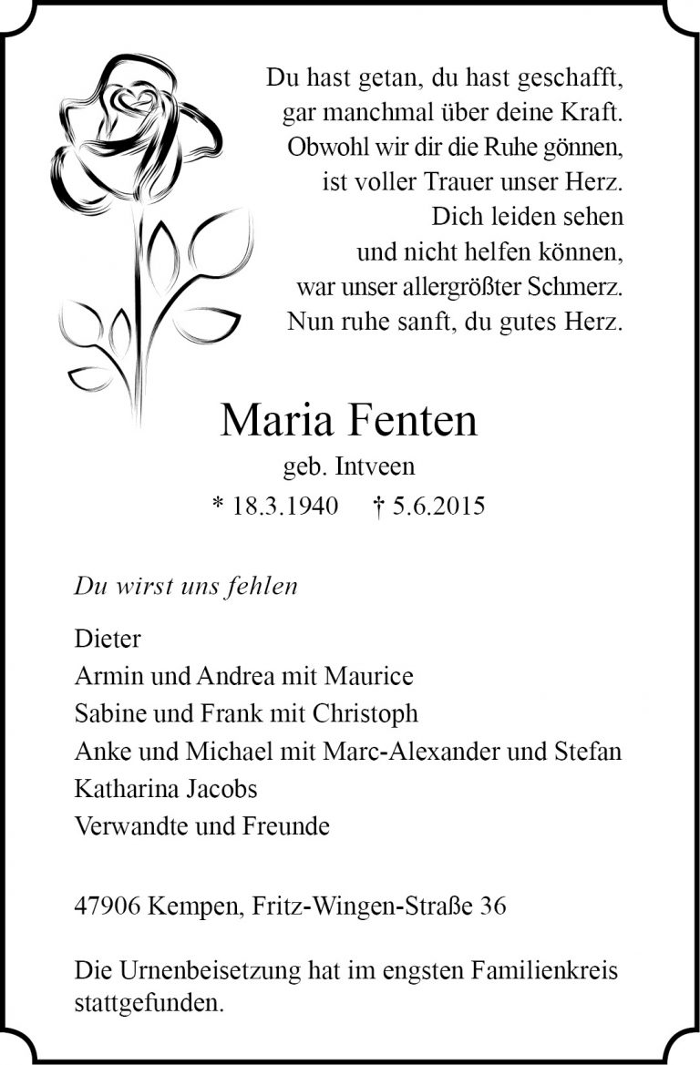 Maria Fenten