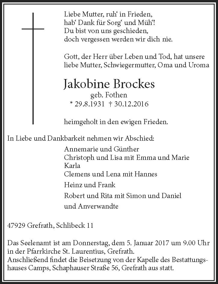Jakobine Brockes