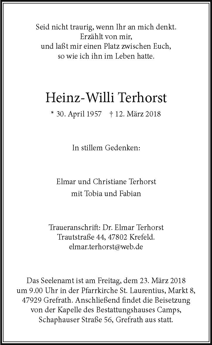 Franz Wilhelm Terhorst