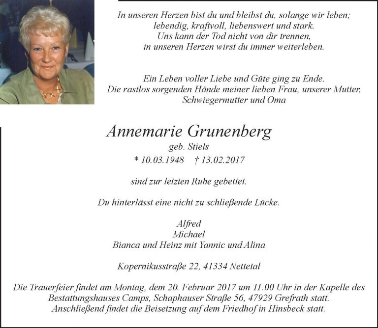 Annemarie Grunenberg
