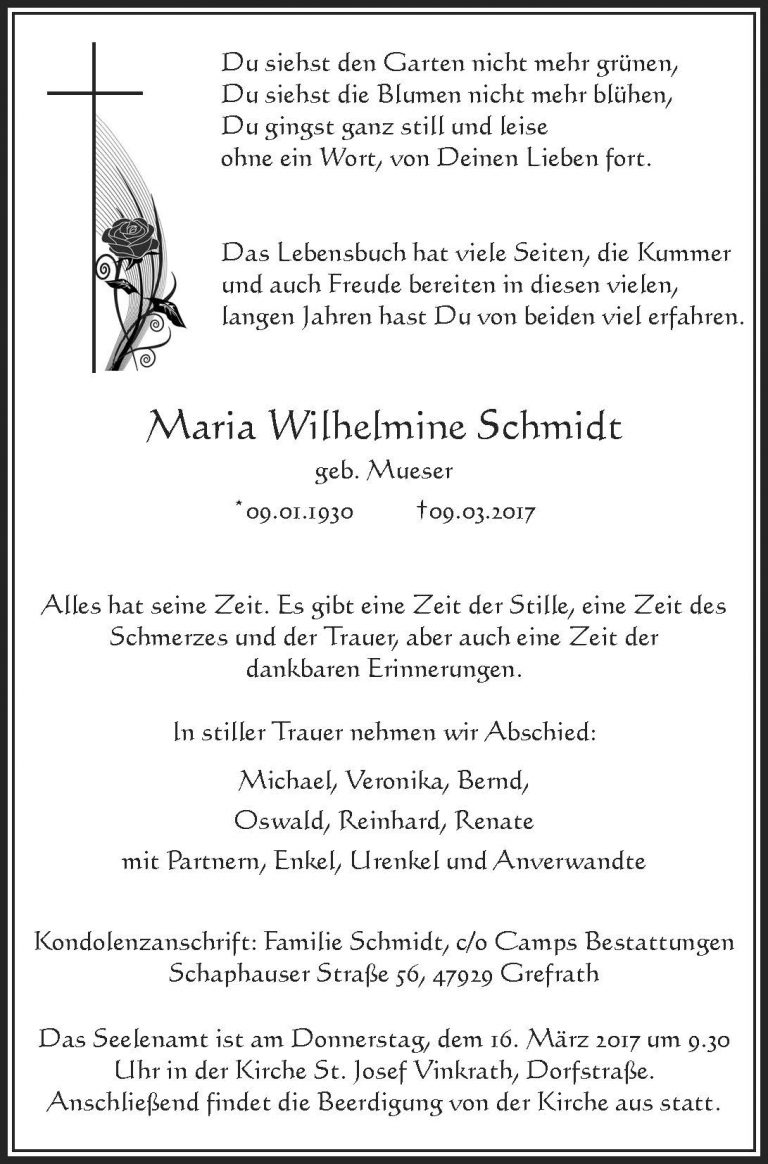 Maria Wilhelmine Schmidt