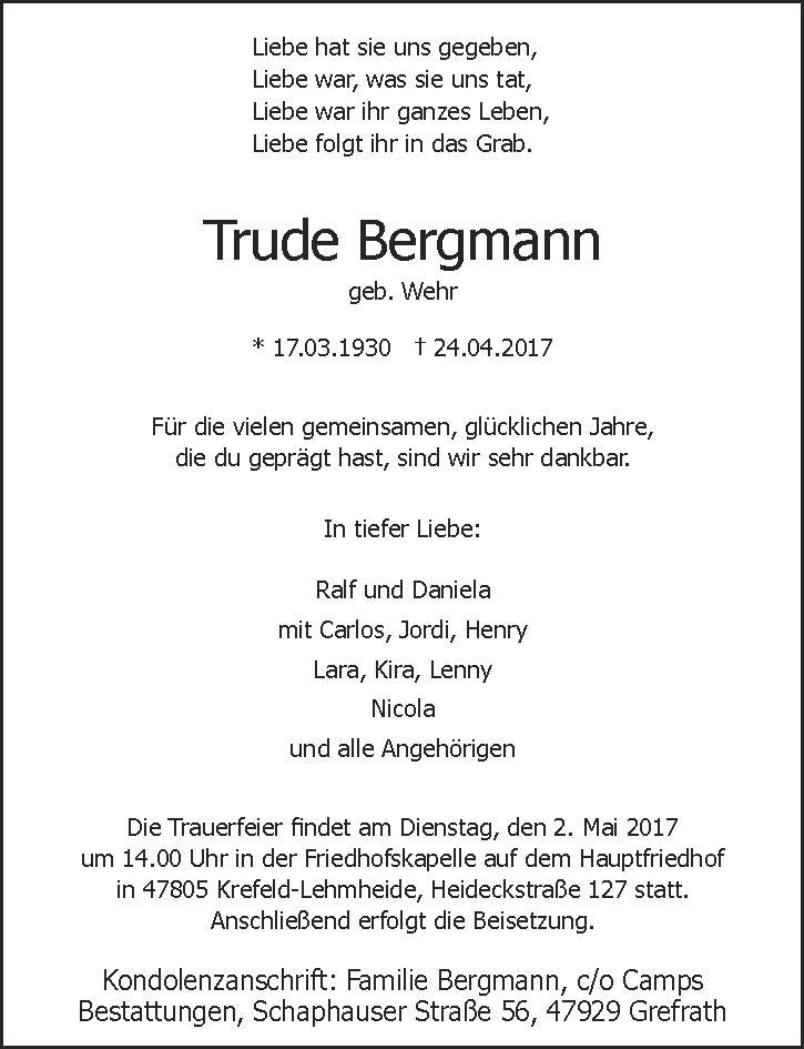 Trude Bergmann