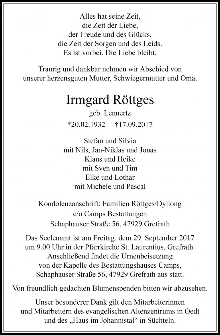 Irmgard Röttges