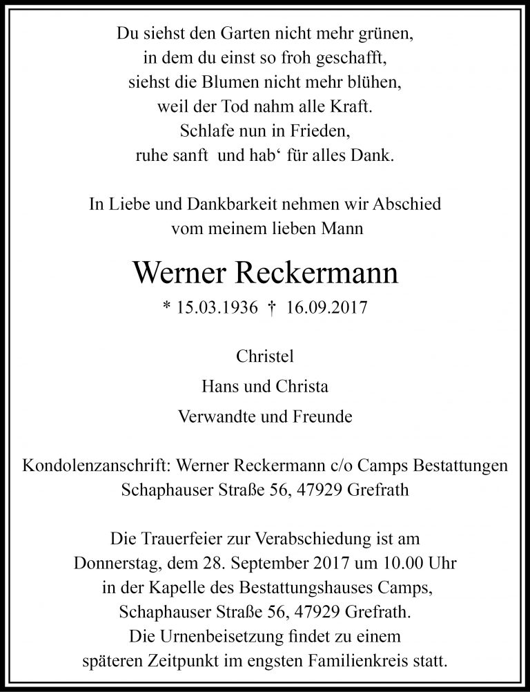 Werner Reckermann