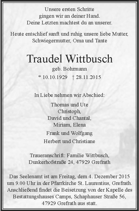 Traudel Wittbusch