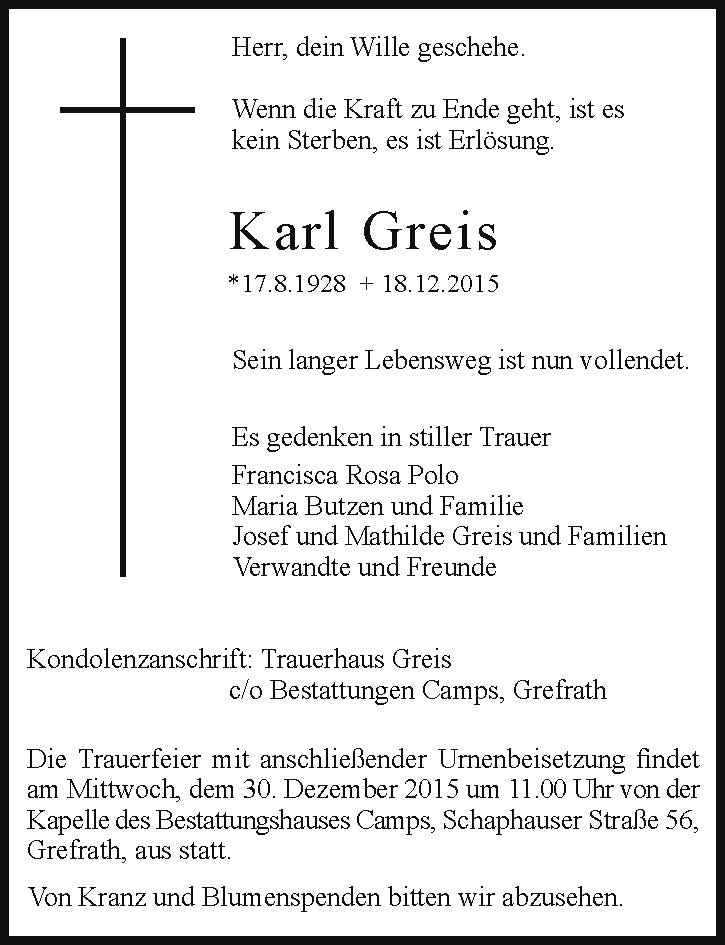 Karl Greis