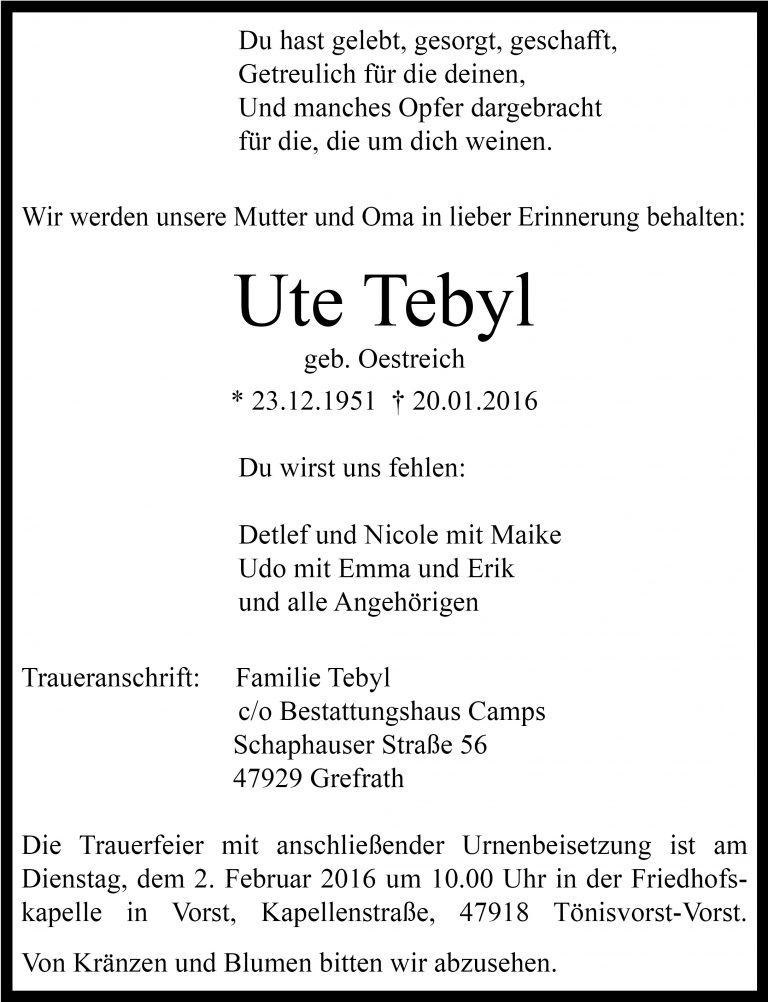 Ute Tebyl