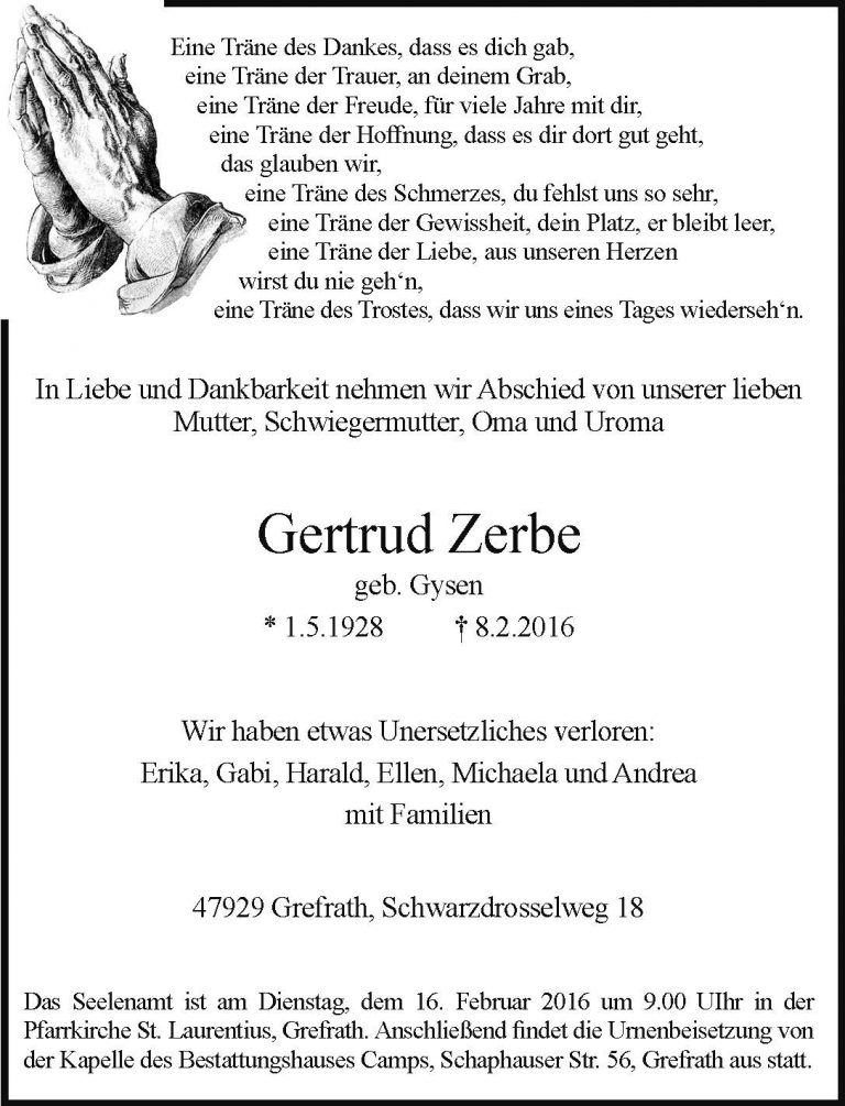 Gertrud Zerbe