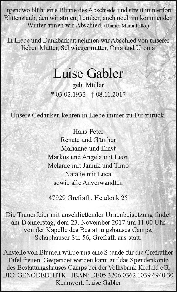 Luise Gabler