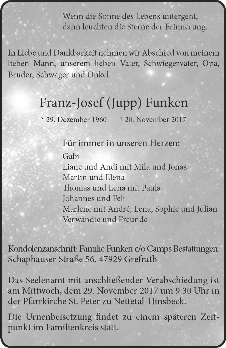 Franz-Josef (Jupp) Funken