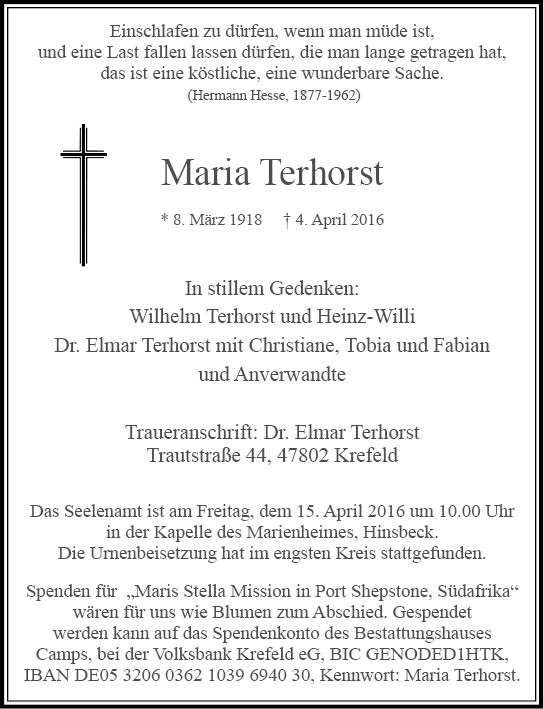 Maria Terhorst