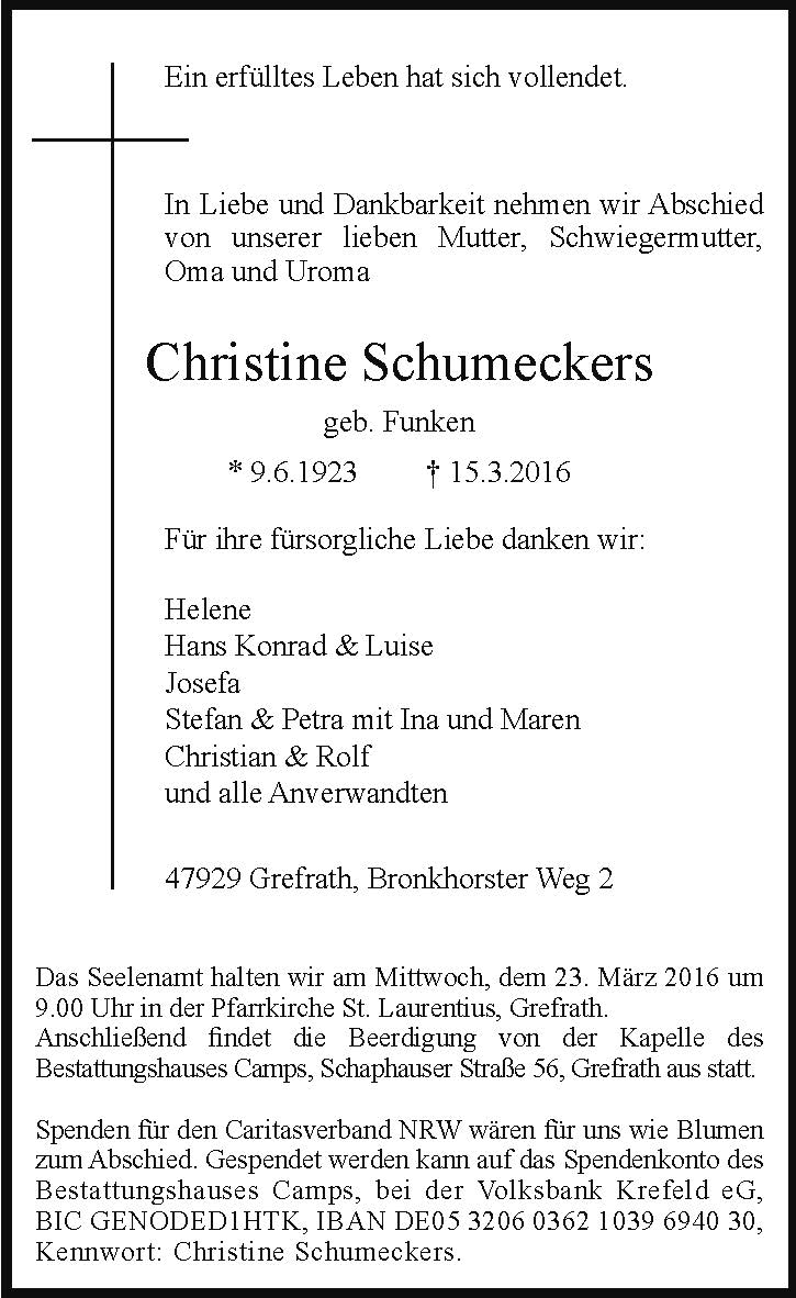 Christine Schumeckers