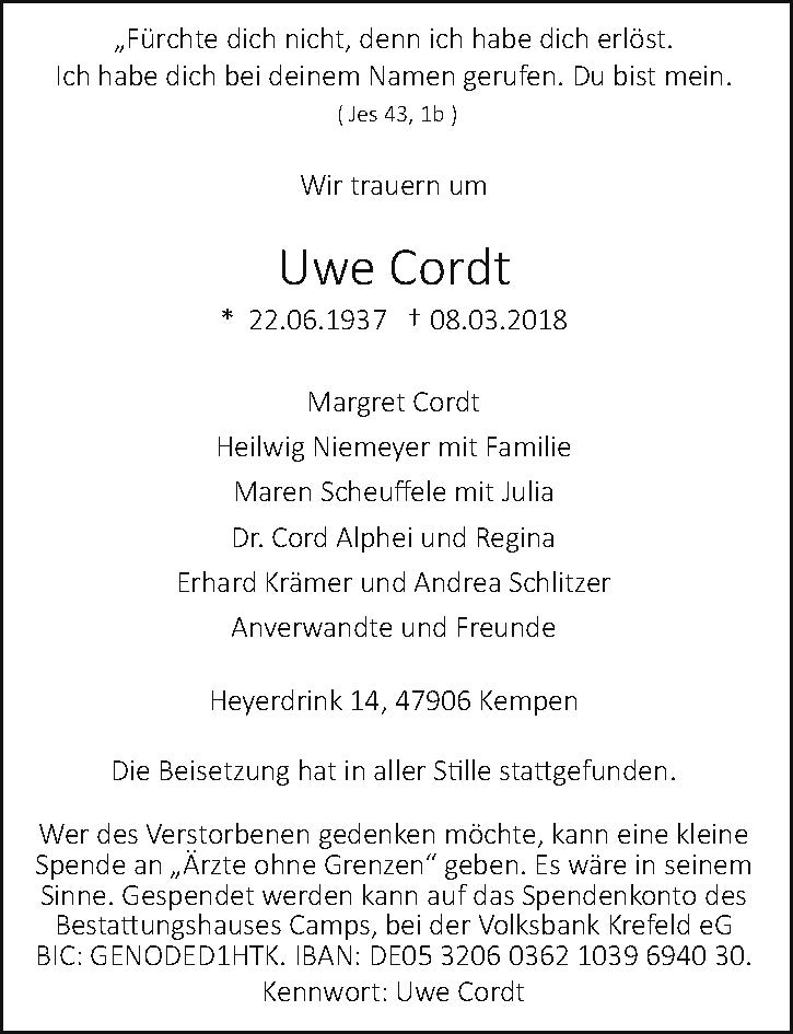 Uwe Cordt