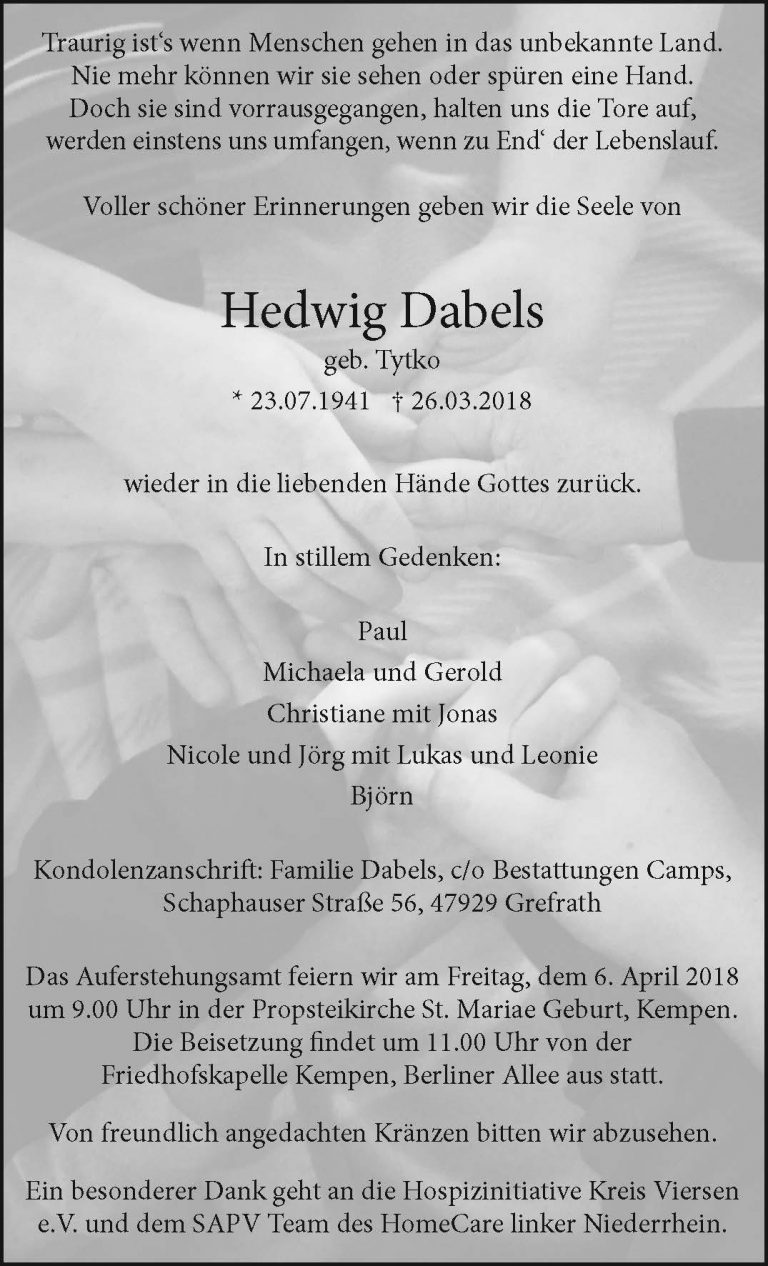Hedwig Dabels