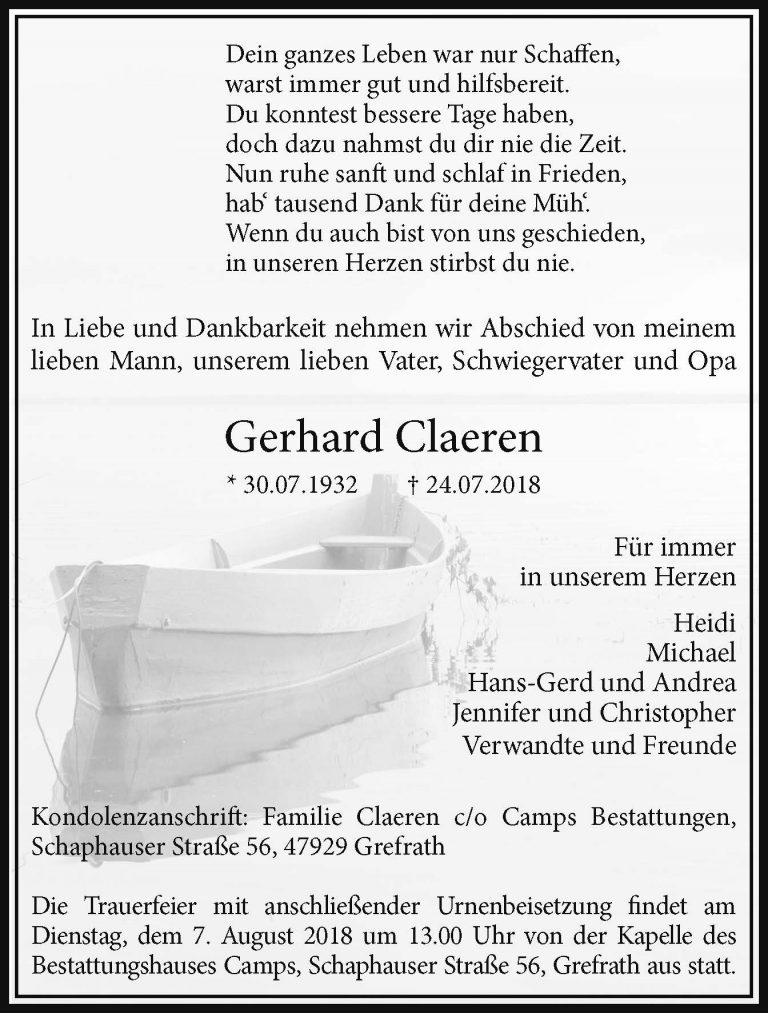 Gerhard Claeren