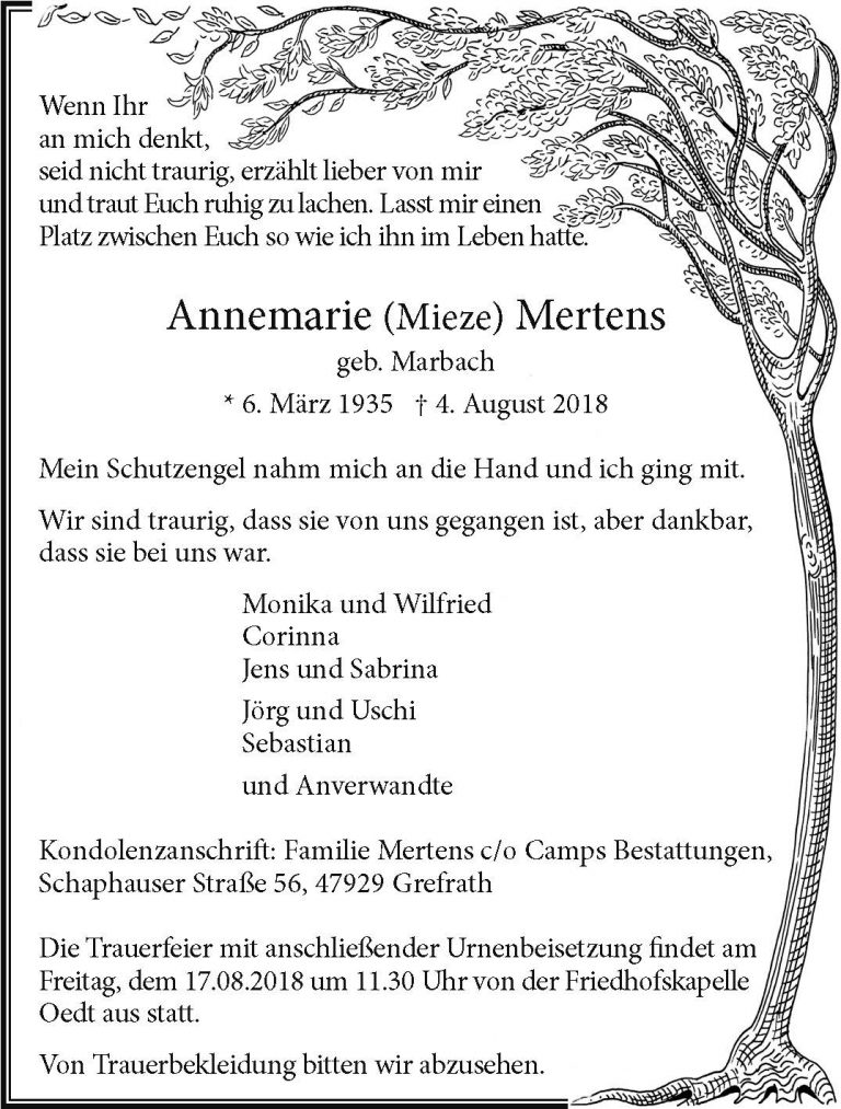 Annemarie (Mieze) Mertens