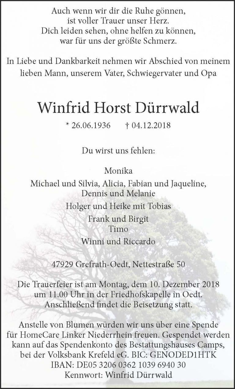 Winfrid Horst Dürrwald