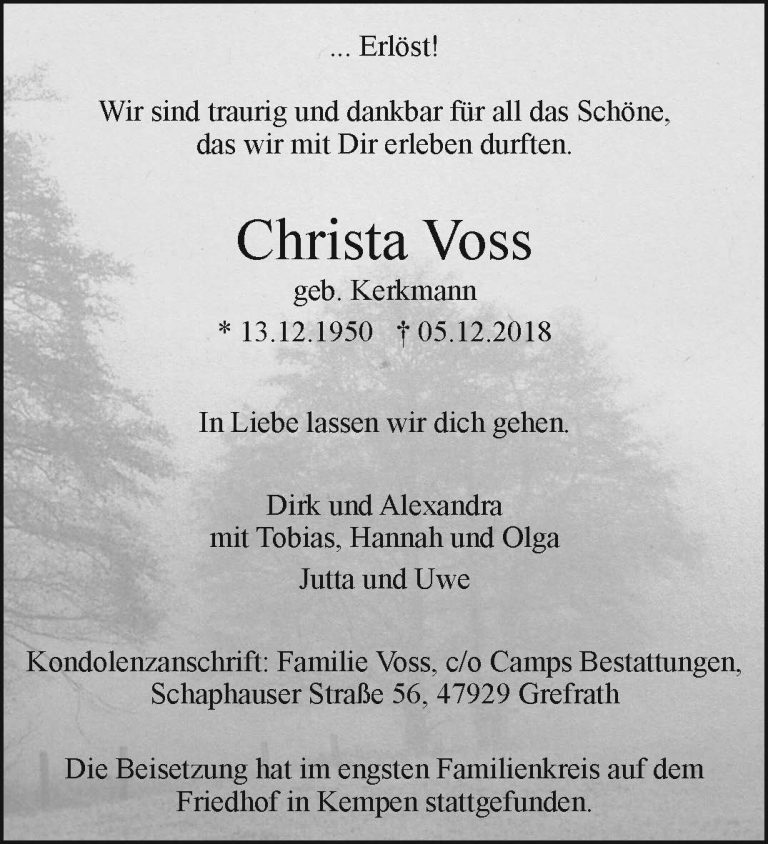 Christa Voss