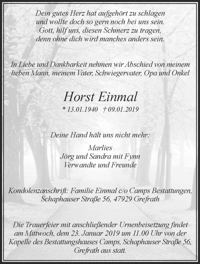 Horst Einmal
