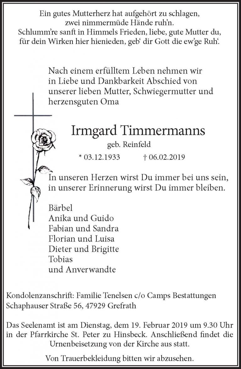 Irmgard Timmermanns
