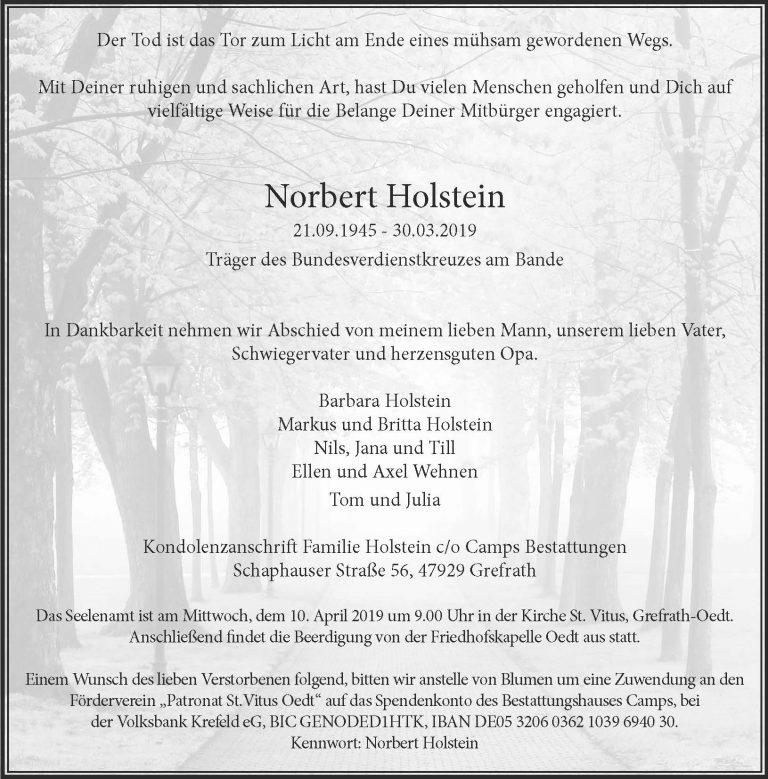 Norbert Holstein