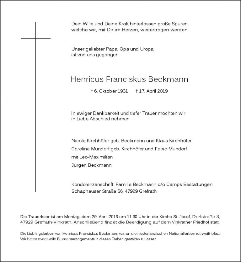 Henricus Franciskus Beckmann