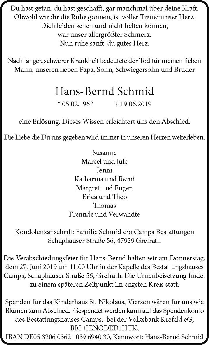 Hans-Bernd Schmid