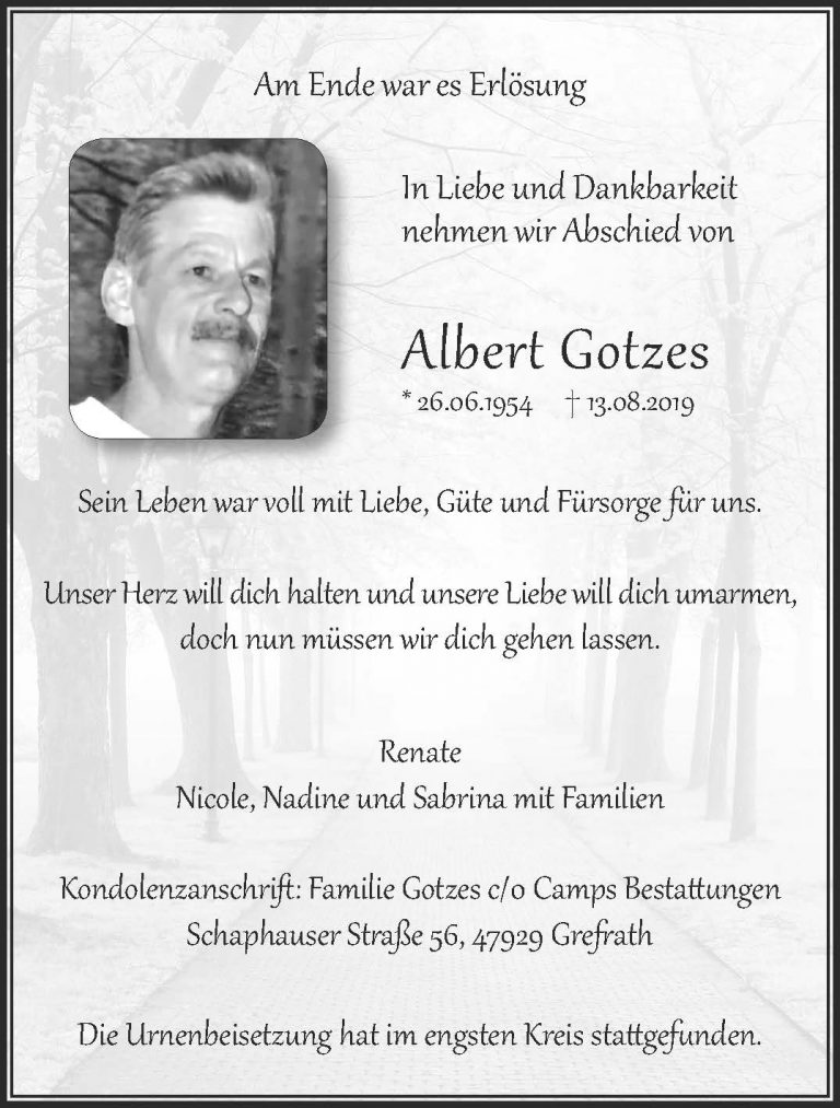 Albert Gotzes