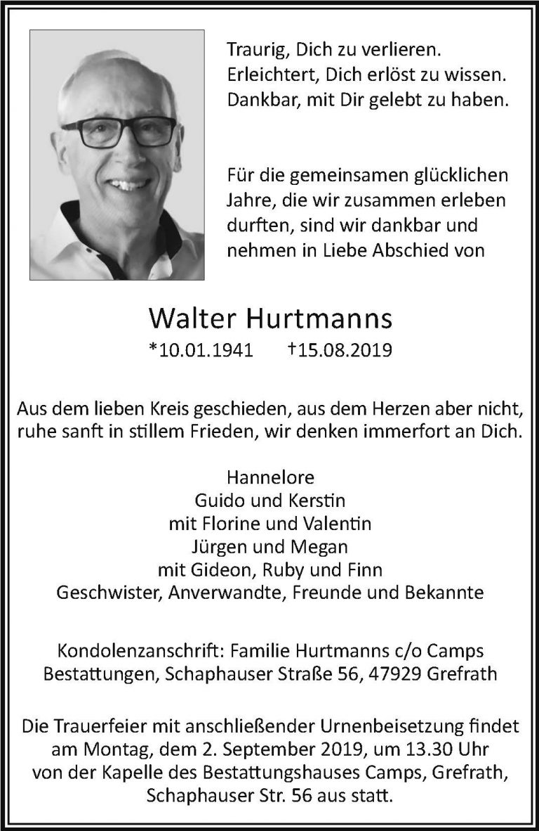 Walter Hurtmanns