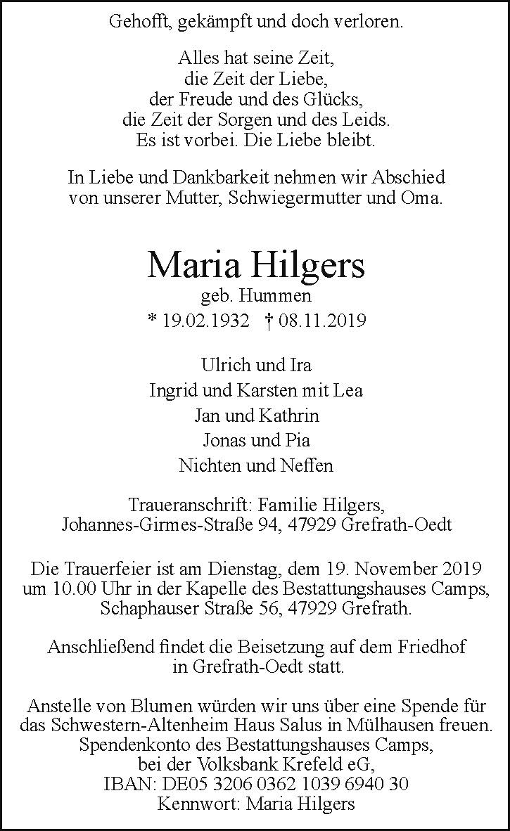 Maria Hilgers