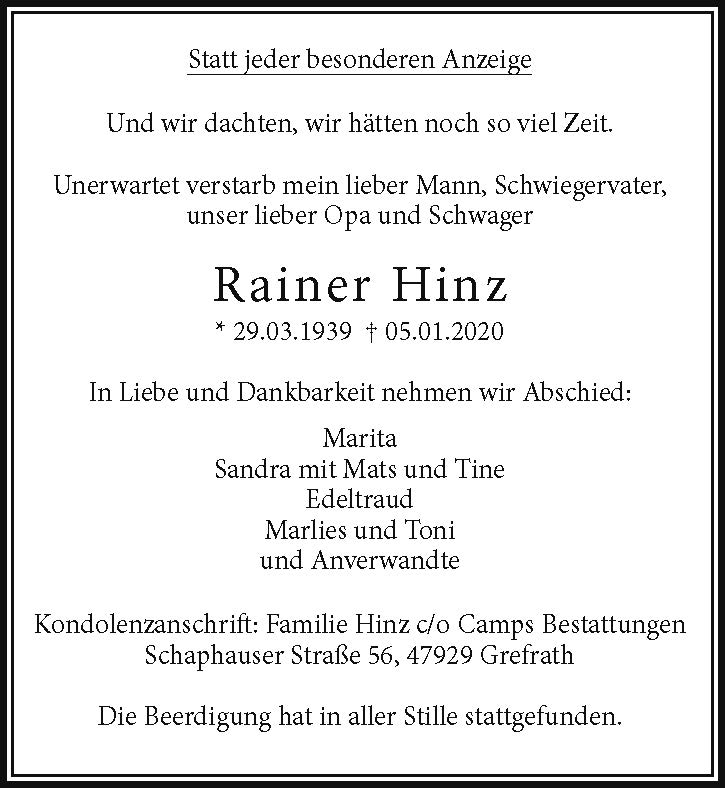 Rainer Hinz