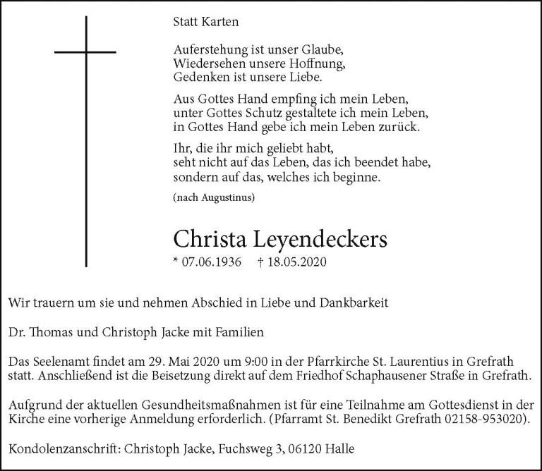 Christa Leyendeckers