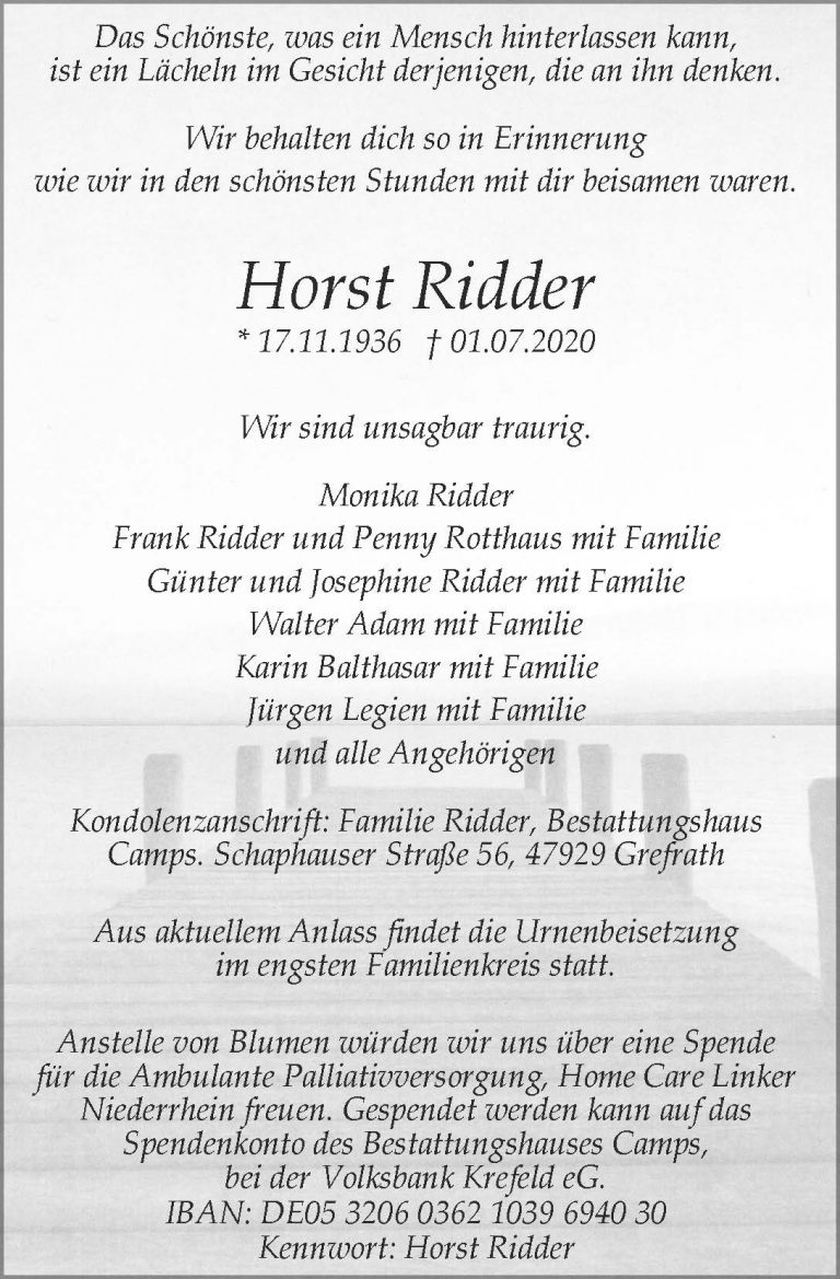 Horst Ridder
