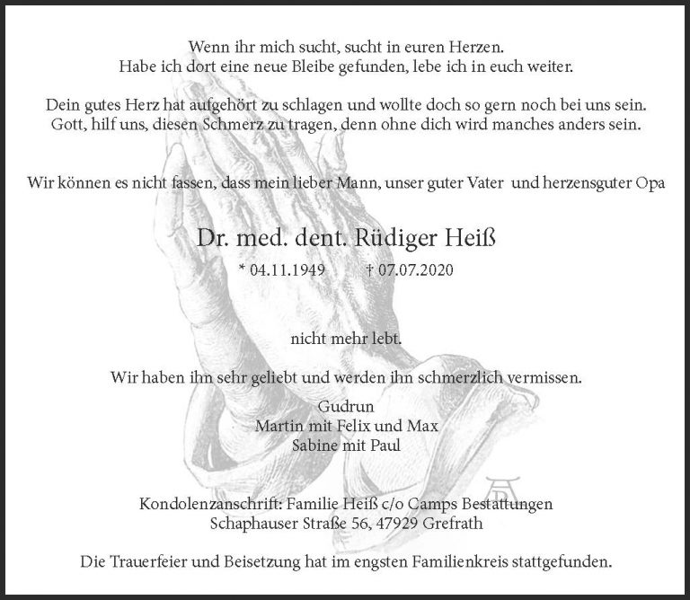 Dr. med. dent. Rüdiger Heiß