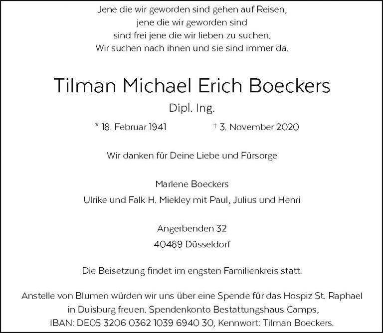 Tilman Michael Erich Boeckers