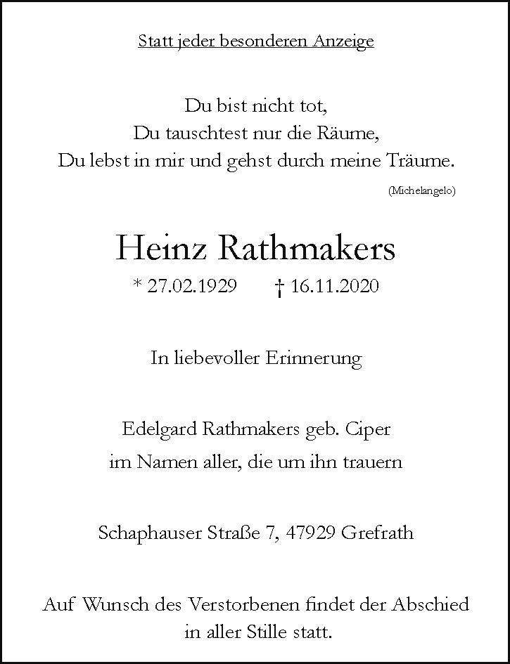 Heinz Rathmakers
