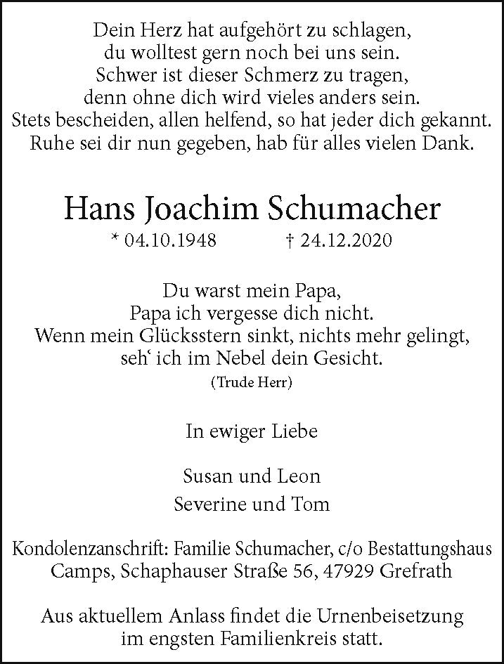 Hans Joachim Schumacher