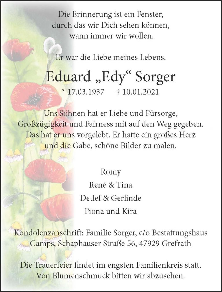 Eduard ,,Edy” Sorger