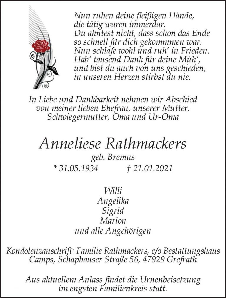 Anneliese Rathmackers