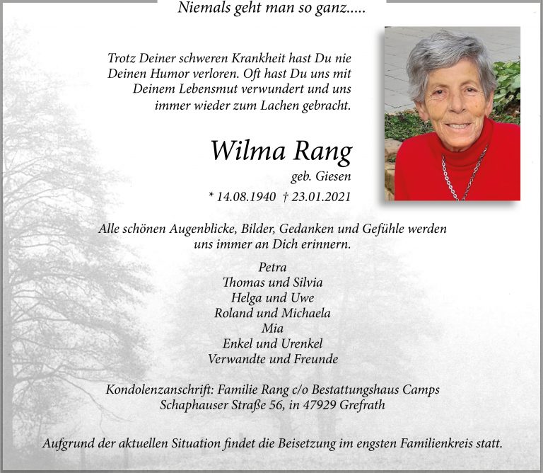 Wilma Rang