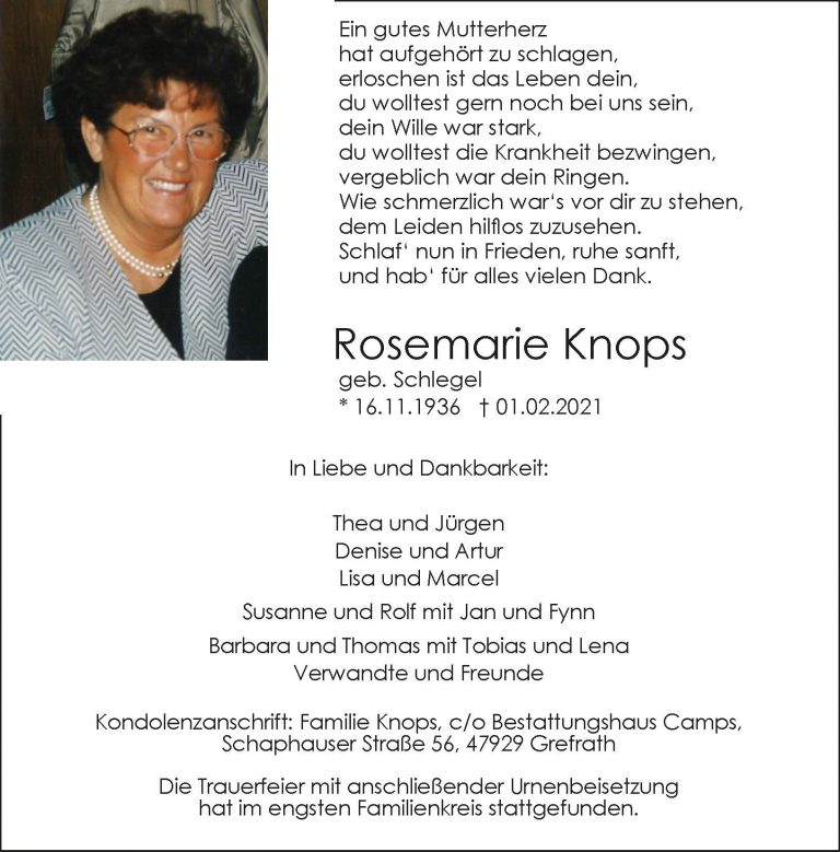 Rosemarie Knops