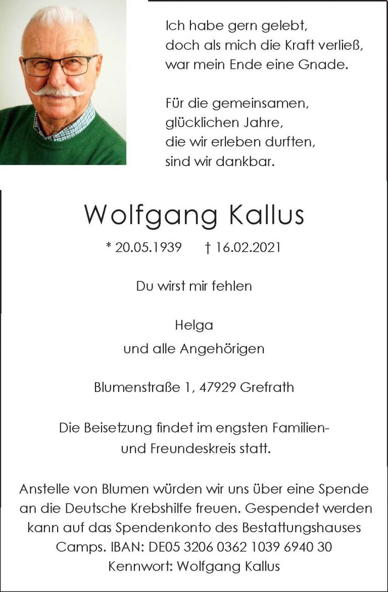 Wolfgang Kallus