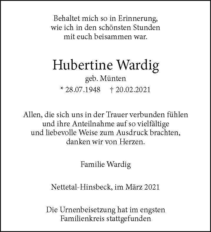 Hubertine Wardig