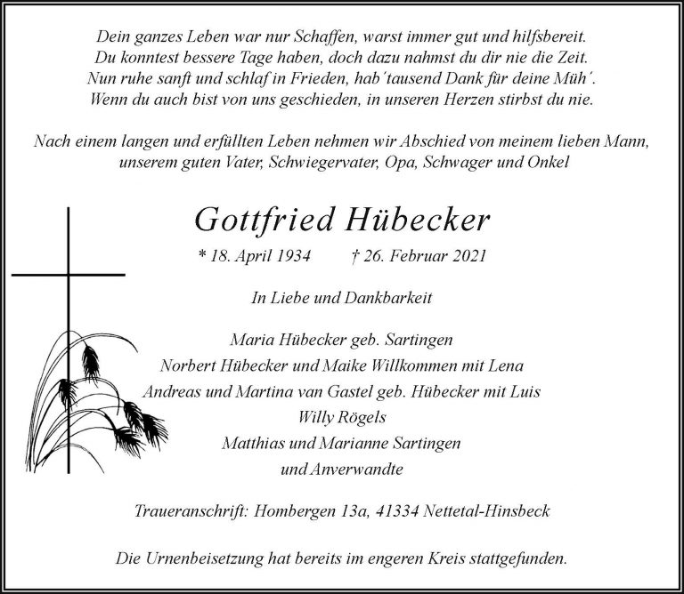 Gottfried Hübecker