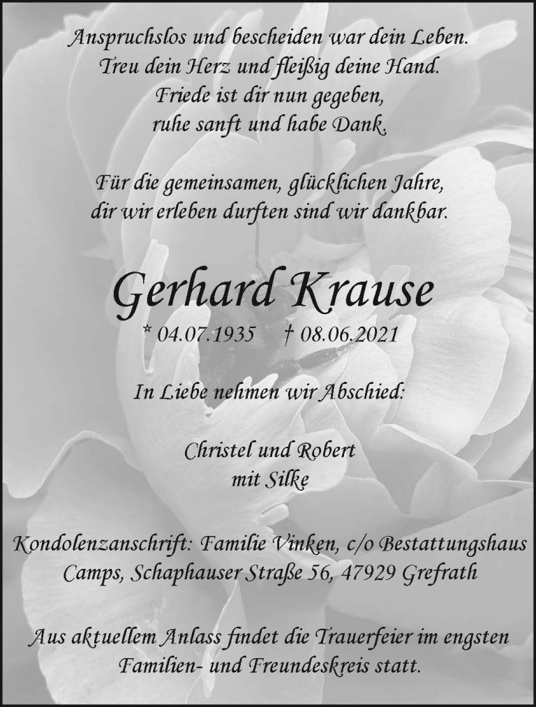 Gerhard Krause