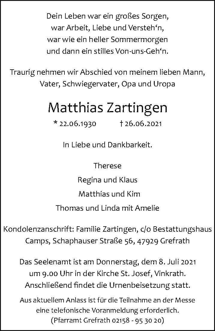 Matthias Zartingen