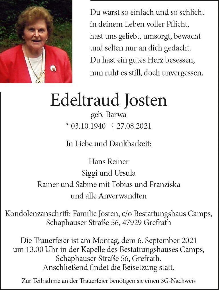 Edeltraud Josten