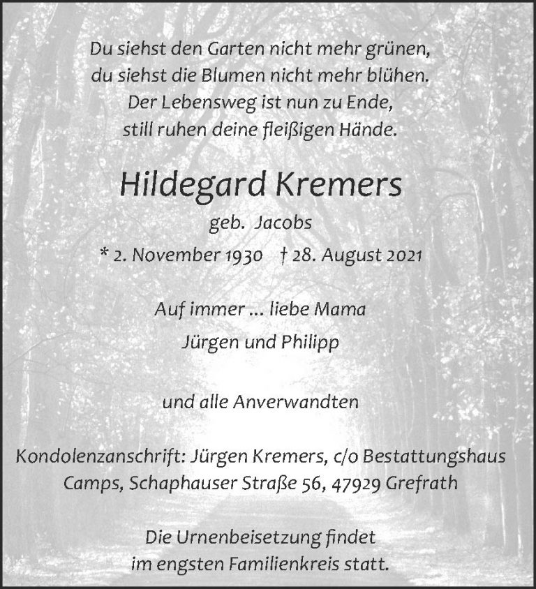 Hildegard Kremers
