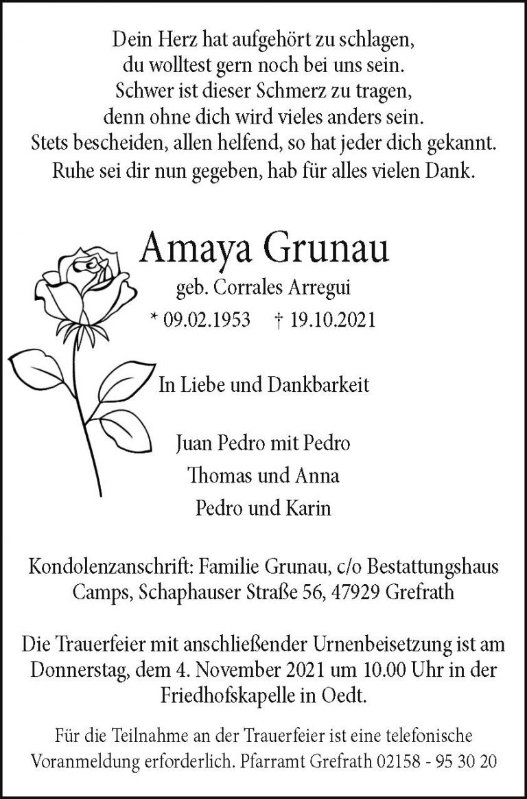 Amaya Grunau