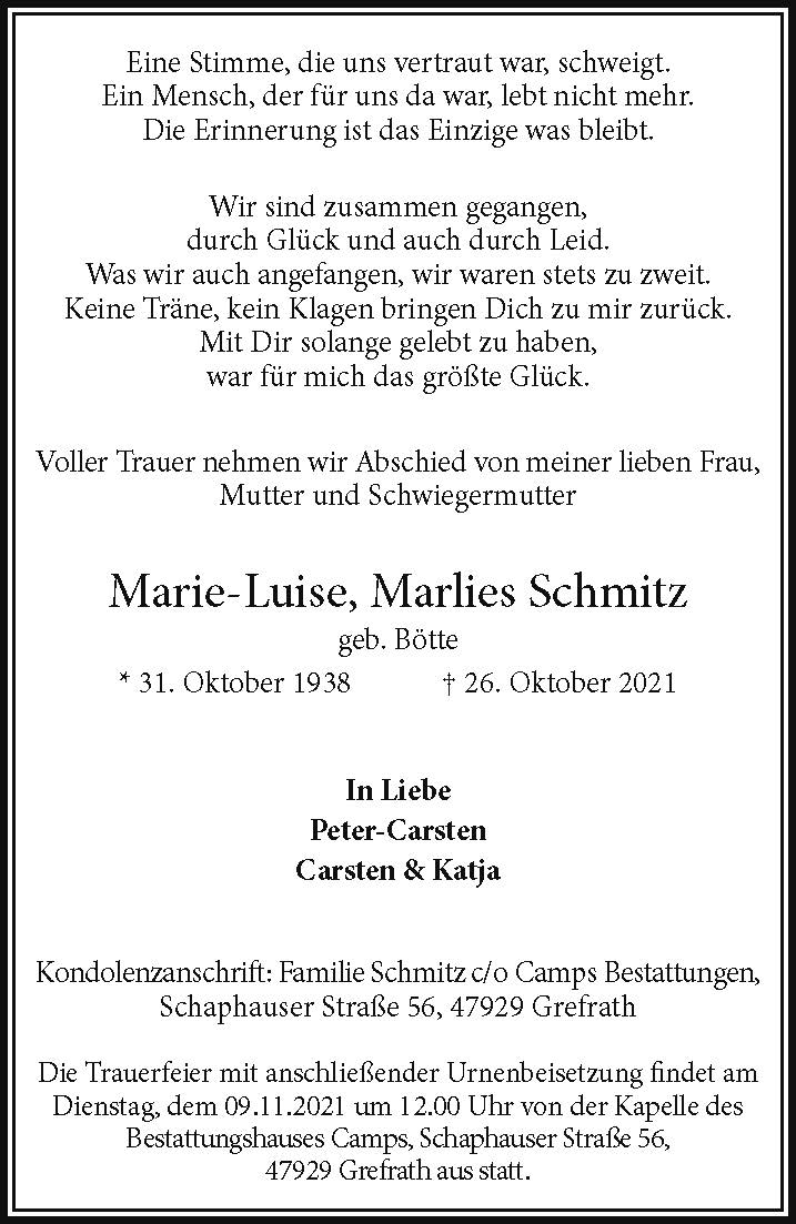 Marie-Luise, Marlies Schmitz